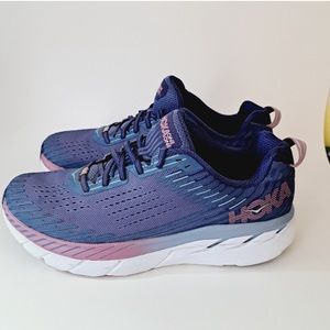 Hoka One One Clifton 5 Purple/Pink Sneakers